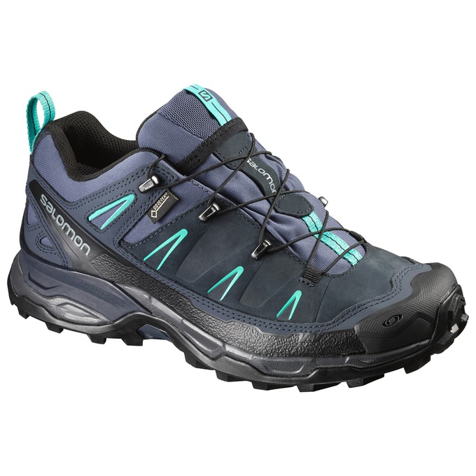 SALOMON X ULTRA LTR GTX® W Philippines - Women's Hiking Shoes - Navy | 085974-DST